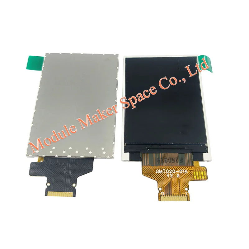 2.0インチTFT IPS LCDディスプレイST7789 240x320 SPIカラースクリーン - 12ピンはんだ付けベアスクリーン小型LCDスクリーンモジュール