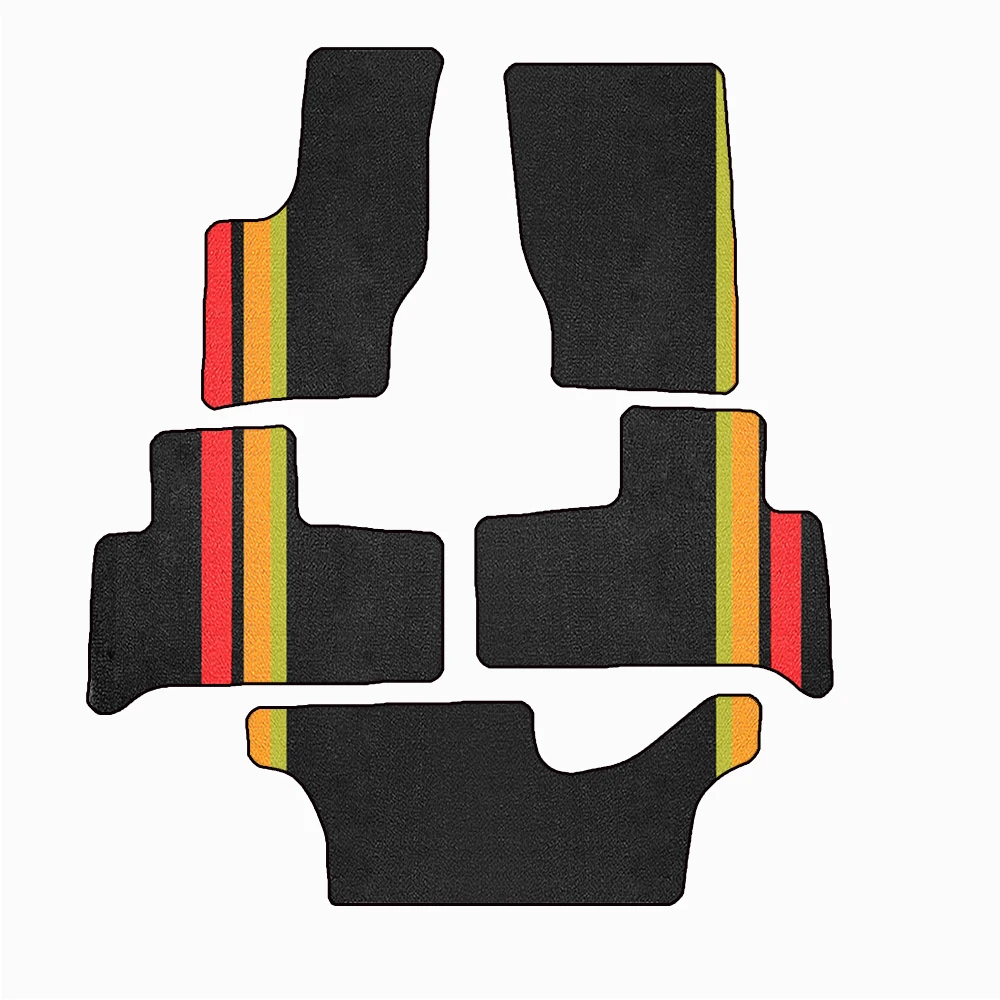 

For Land Rover Discovery5 2017-2020 L462 7seat light under second row seat Car Mats With Buttons Car-Specific Mats Floor Mats