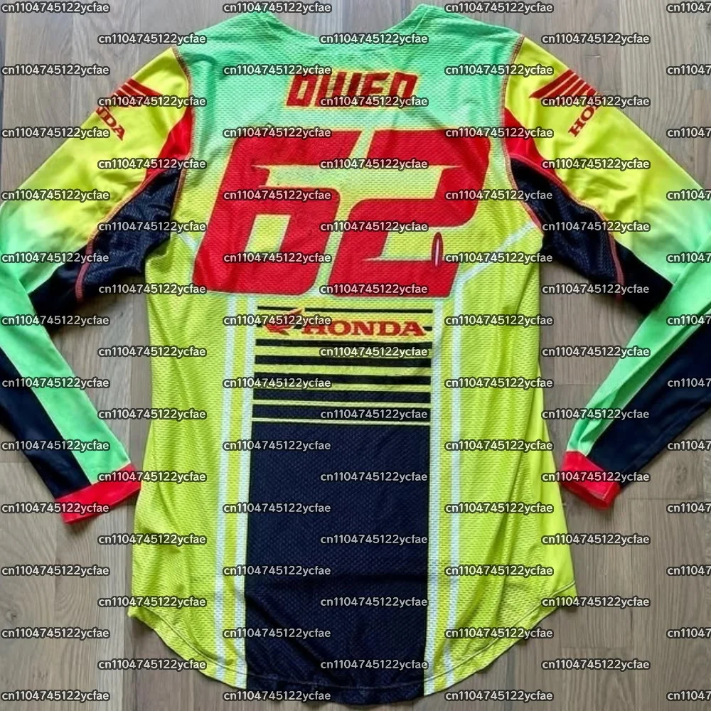 

Honda Chase #62 OWEN Autographed Replica Unadilla Jersey Motocross Racing Shirt Men's Breathable Quick Drying Sports T-Shirt