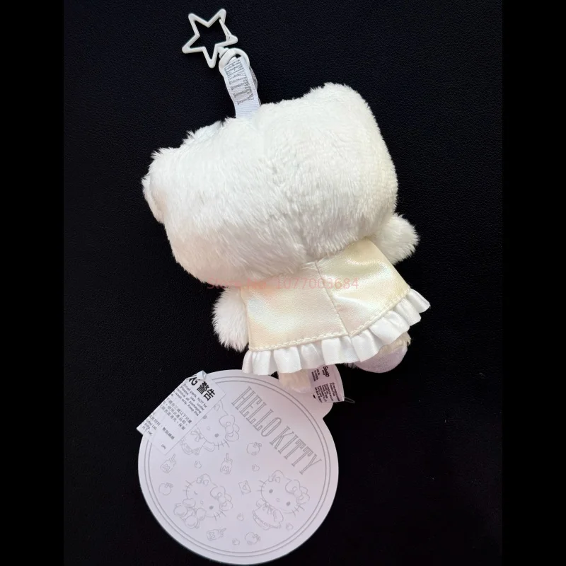 Japanese Genuine Sanrio Christmas Hello Kitty Cute Cat Girl Red Cloak Plush Pendant Bag Hanging Decorative Toy Christmas Gift