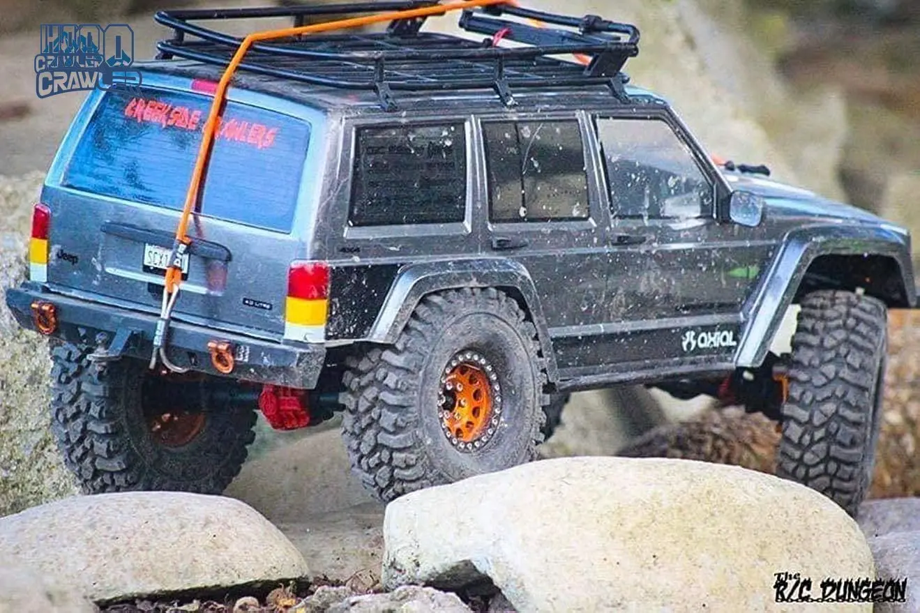 HooCrawler New 1/10 RC Crawler Kinetic Winch Strap, Escape Rope Rescue Trailer Hook for Axial SCX10 I II III TRX4 Element WPL