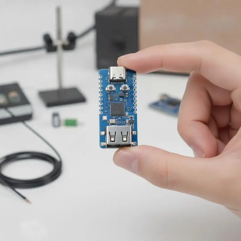 RP2350 V2 USB-A Development Board Durable Microcontroller Processor for Agricultural IoT Device Prototype Design Student Experi