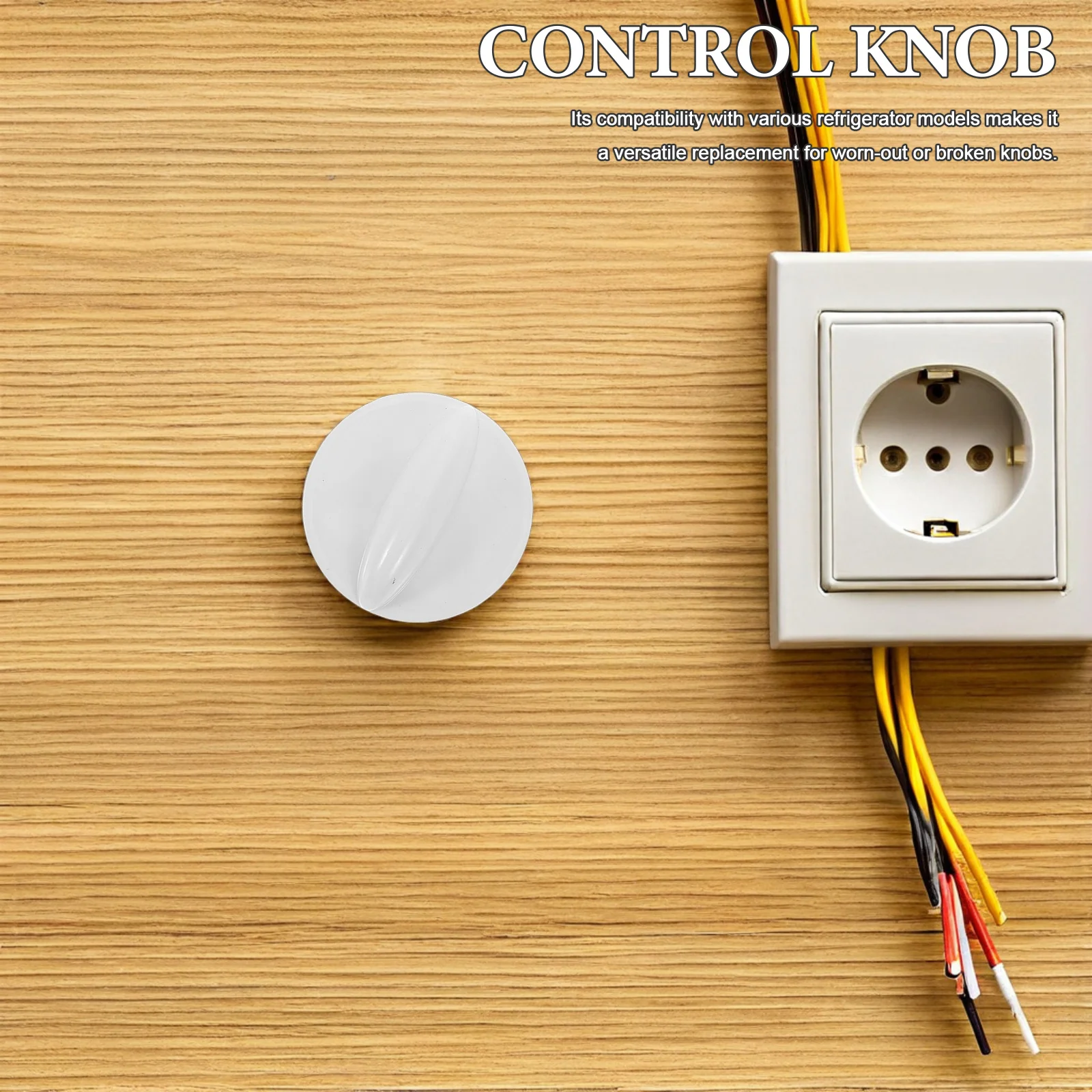 

8Pcs Plastic Refrigerator Temperature Control Knobs 7 Level Adjustable Replacement for Fridge Thermostat Temperature Controller