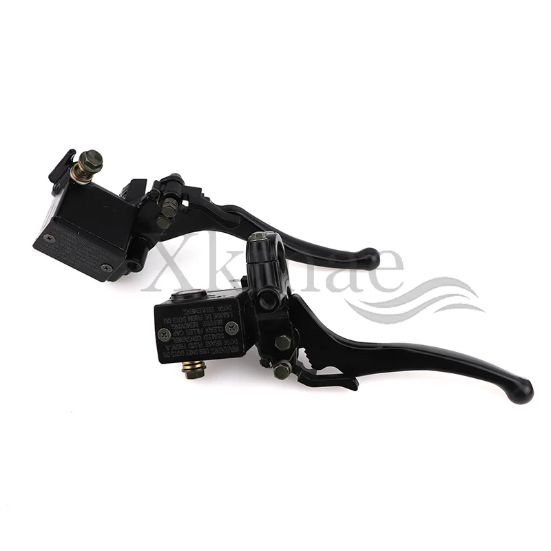 For 150-250cc GY6 ATV Quad Bike Parts 22mm Left /Right Front Master Cylinder Handlebar Hydraulic Brake Lever With Parking Brake