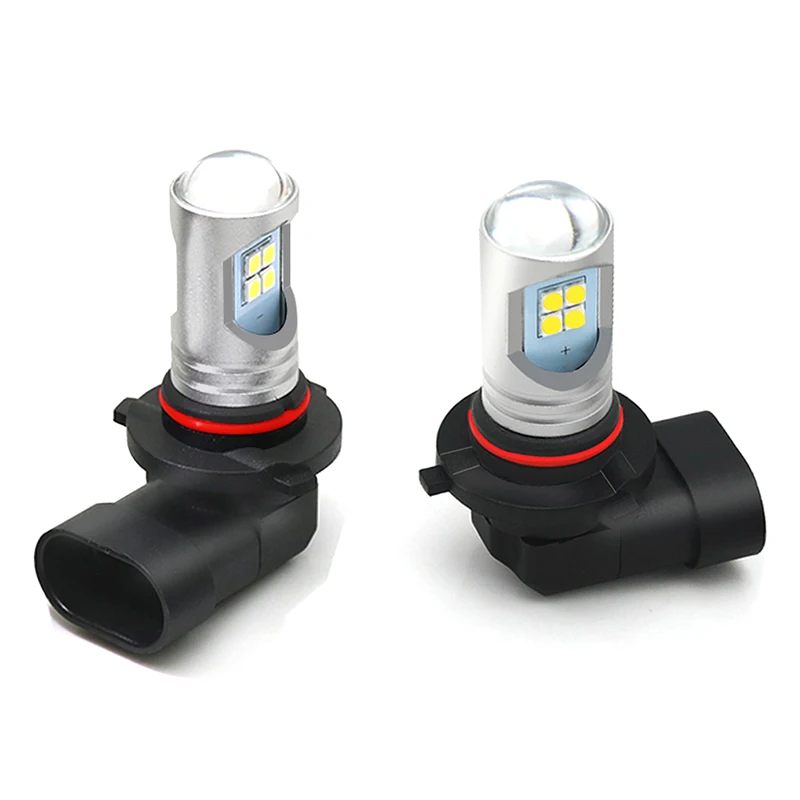 

2Pcs 9005 HB3 LED Bulbs Super Bright Car Fog Signal Turn Light Driving Lamp White