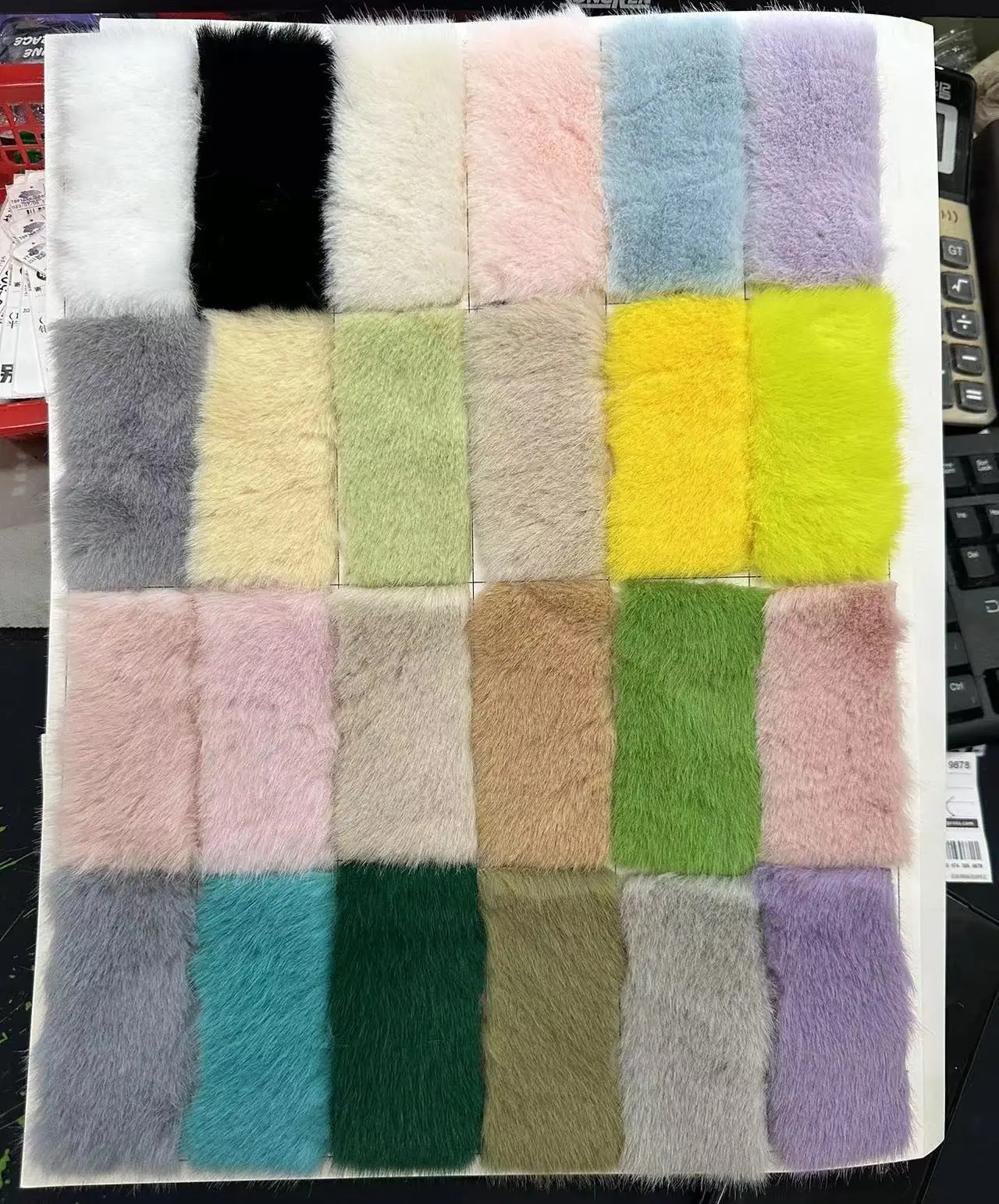 High Grade Light Elastic Imitation Mink Hair Mink Velvet Rabbit Hair Fabric Autumn Winter Plush Clothing Fur DIY Sewing Fabric
