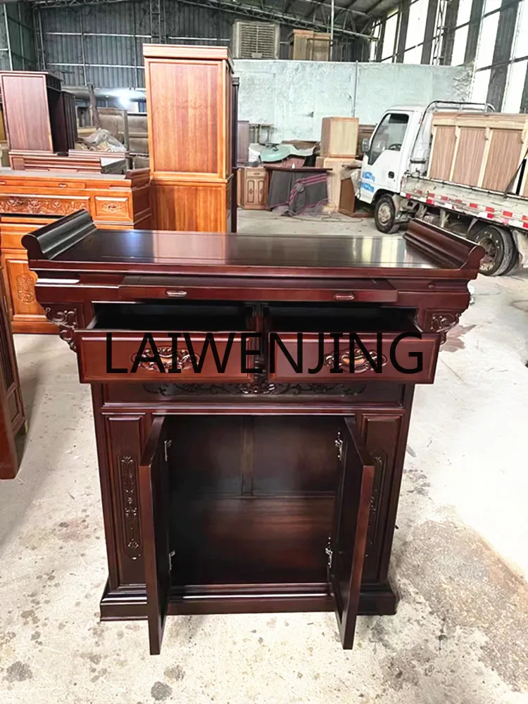 Economical small offering table Household Guanyin Chinese Buddhist cabinet Shentai God of Wealth offering table Gongtai