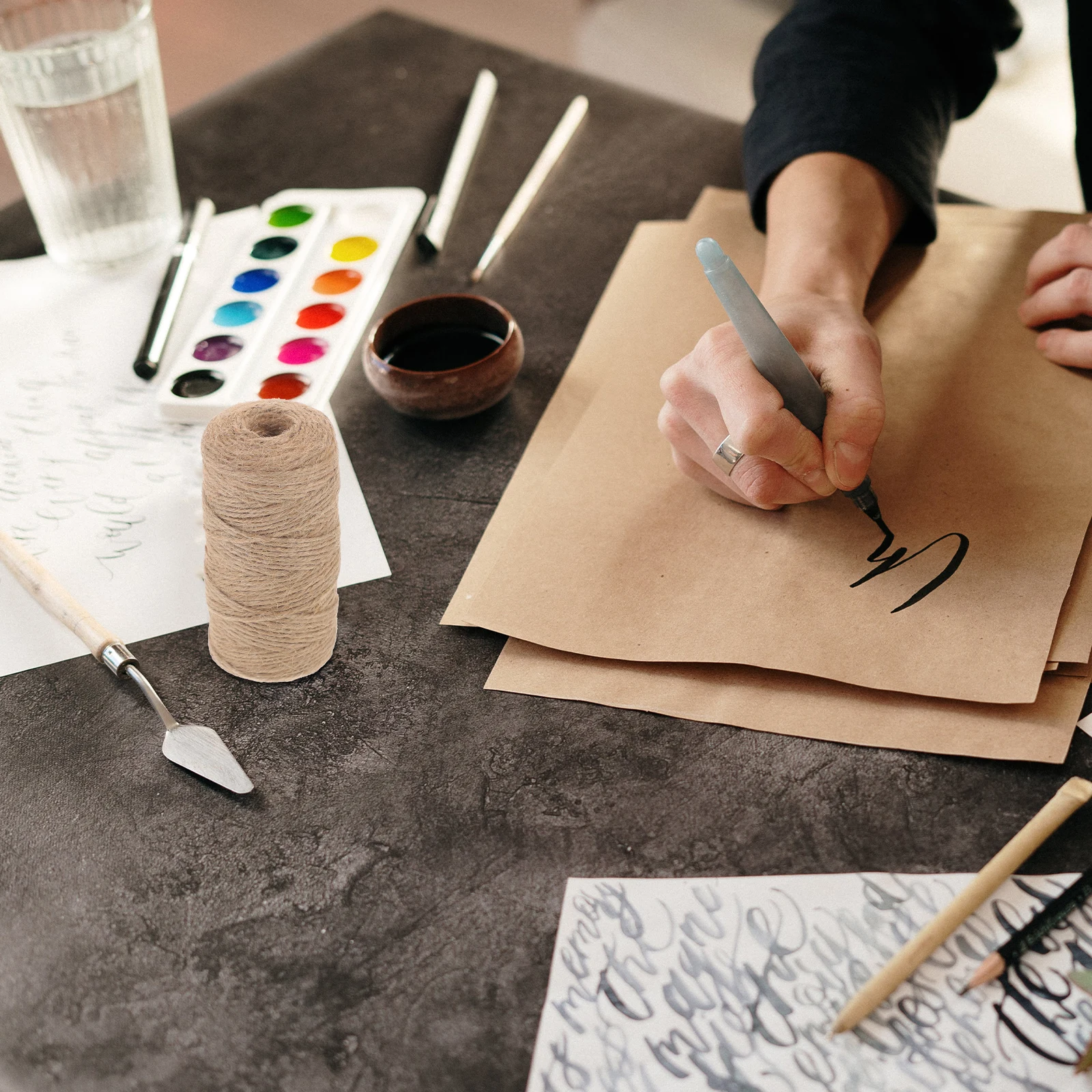 

100M Jute Rope 3 Twine Gift Wrapping Decorative Craft Hemp String Garden Plant Tying Reusable Durability Packaging