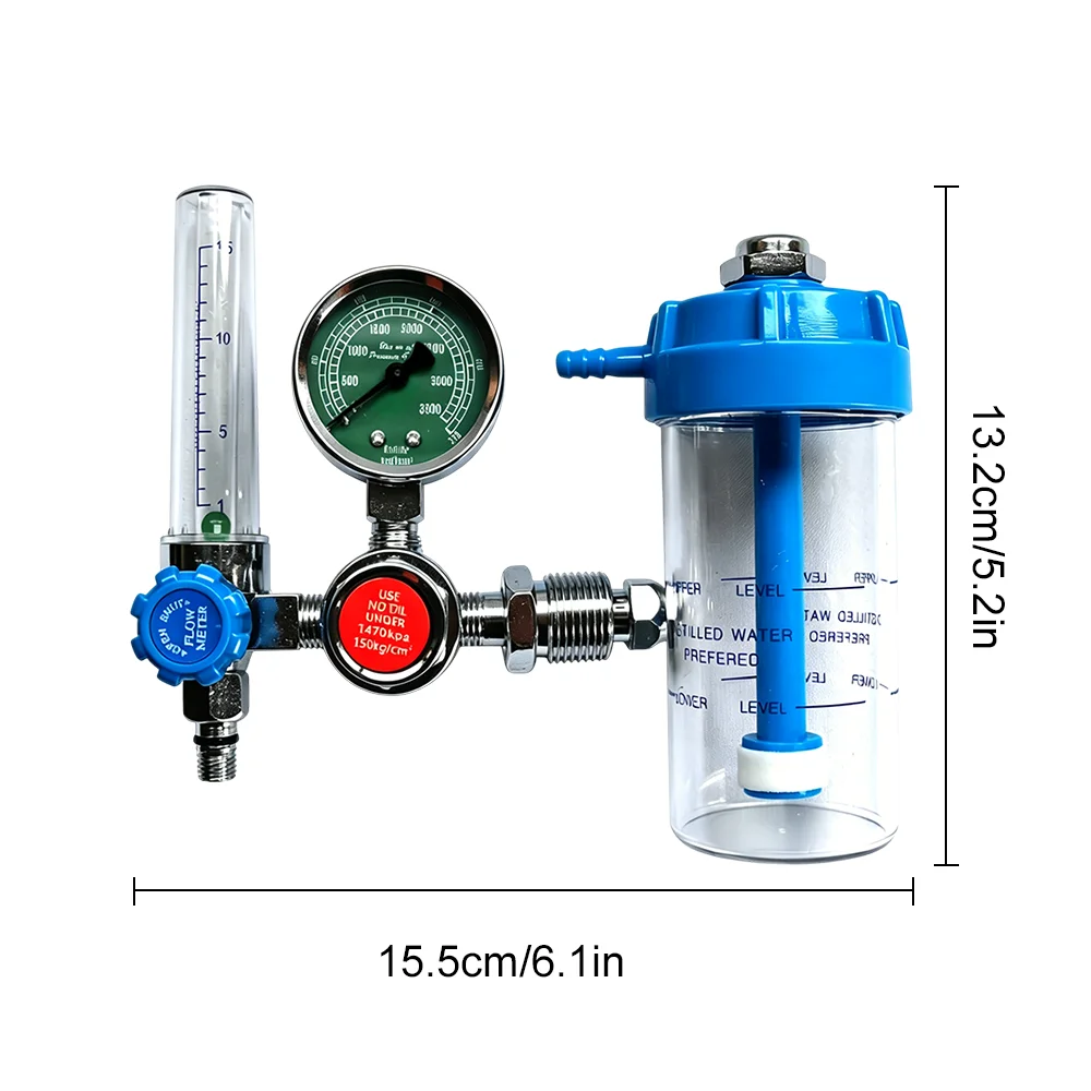 Professional Oxygen Pressure Regulator Thread Spray Paint Gun Air Pressure Regulator Gas Pressure Regulating Device High Quality