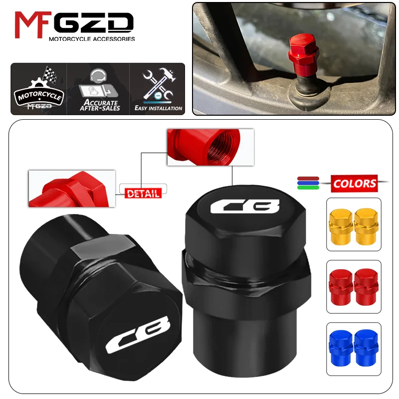 

For HONDA CB125R CB150R CB190R CB250R CB300R Motorcycle CNC Wheel Tire Valve Caps Airtight Covers cb 125r 150r 190r 250r 300r