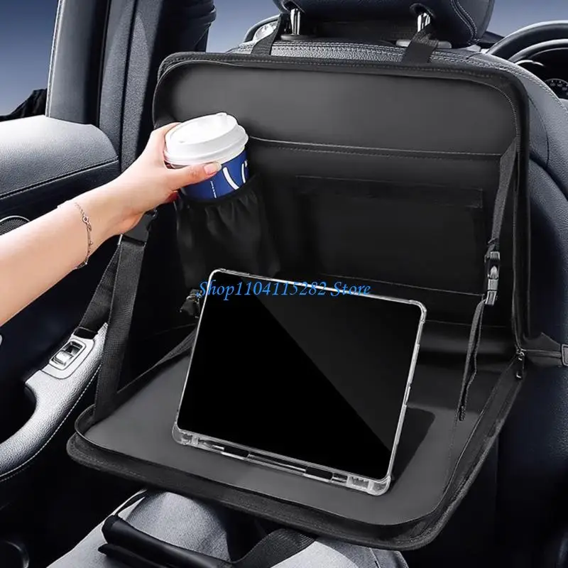 

A2BF Multifunctional Car Tray Folding Car Table Large for Steering Wheel & Back