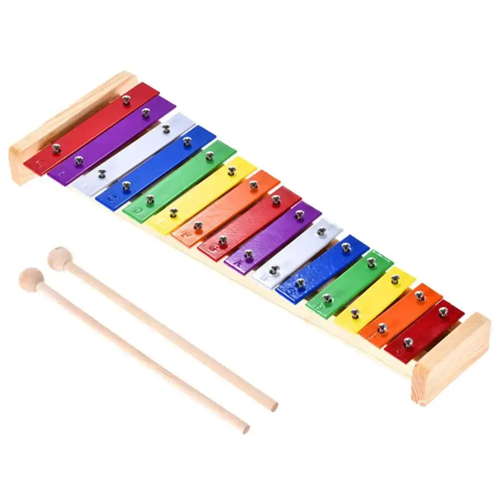 15-Noten-Holz-Xylophon, Percussion-Spielzeug, Instrument, pädagogisch, für Kinder, Bildung, Kleinkind-Spielzeug, Erkenntnis, Lernen, musikalisch, früh