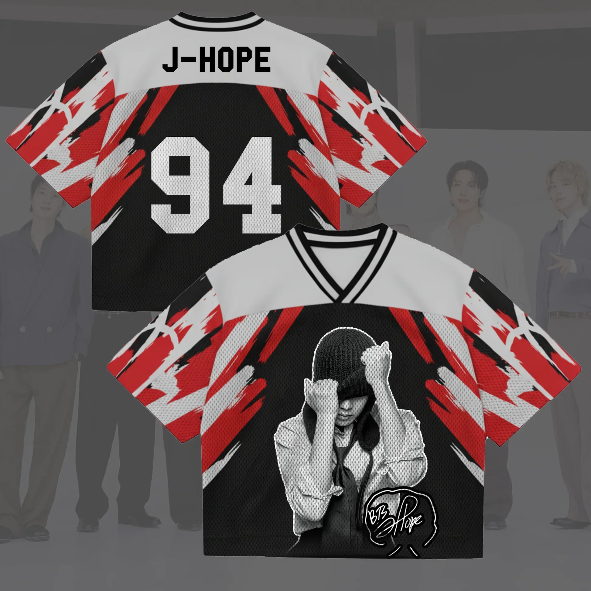 Kpop Face To Face World Tour Trikot Geschenk für Fans Amerikanischer Street-Style Familien-Outfit Sommer Lässig Atmungsaktiv Schnelltrocknend – Detail 8