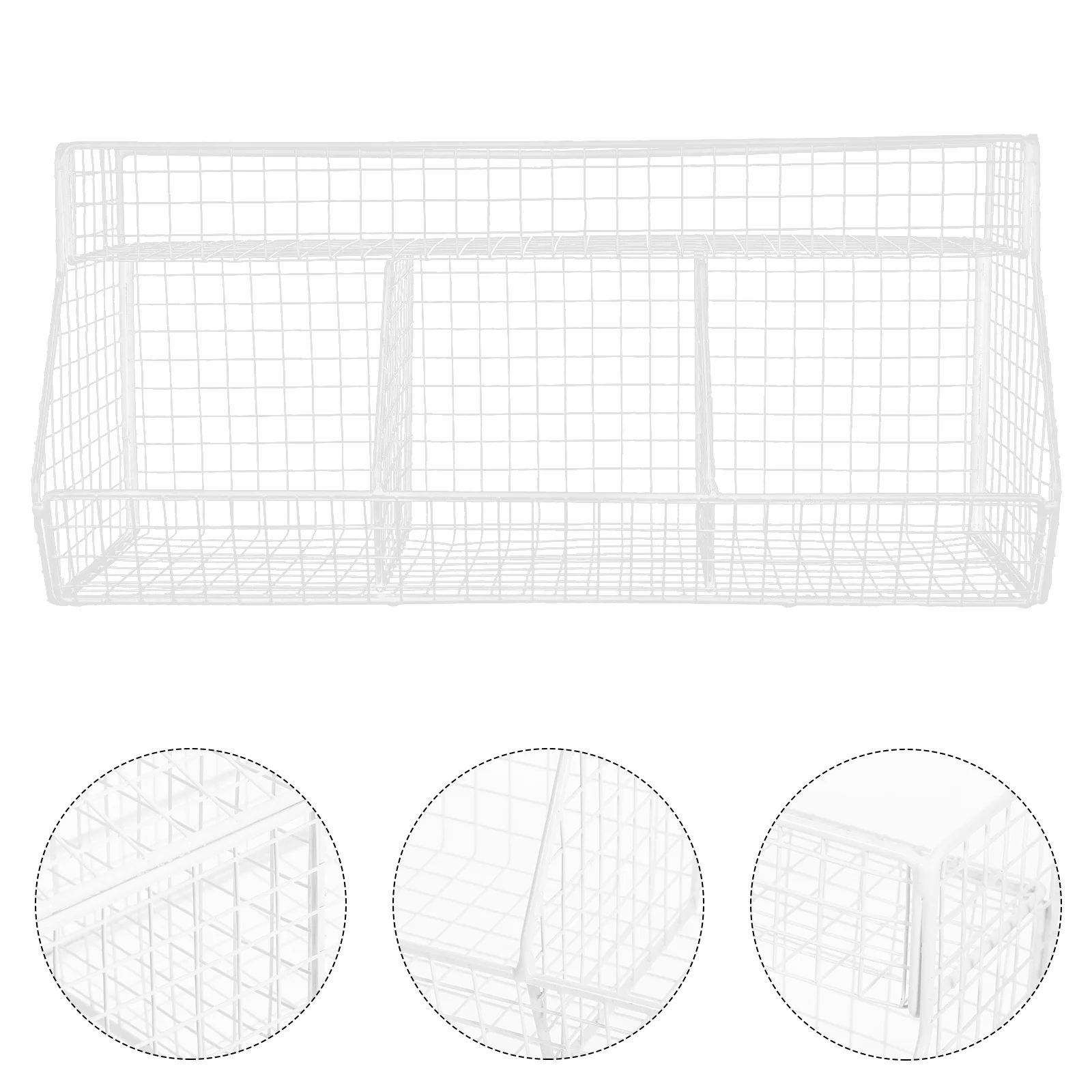 

Wall-Mounted Kitchen Storage Basket Metal Wire Fruit Vegetable Onion Ginger Garlic Holder Space-Saving Wall Fruit Basket