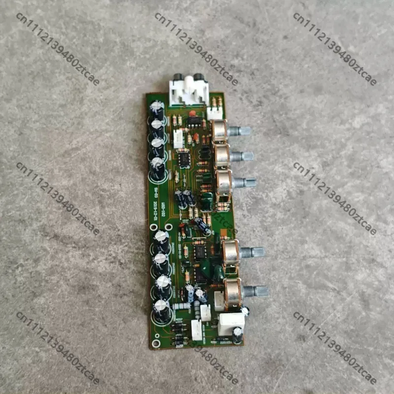 Dual 12V Audio Pre Amplifier Board 2.1 3CH Low Pass Tone Control Module Home Speaker DIY Replacement Parts