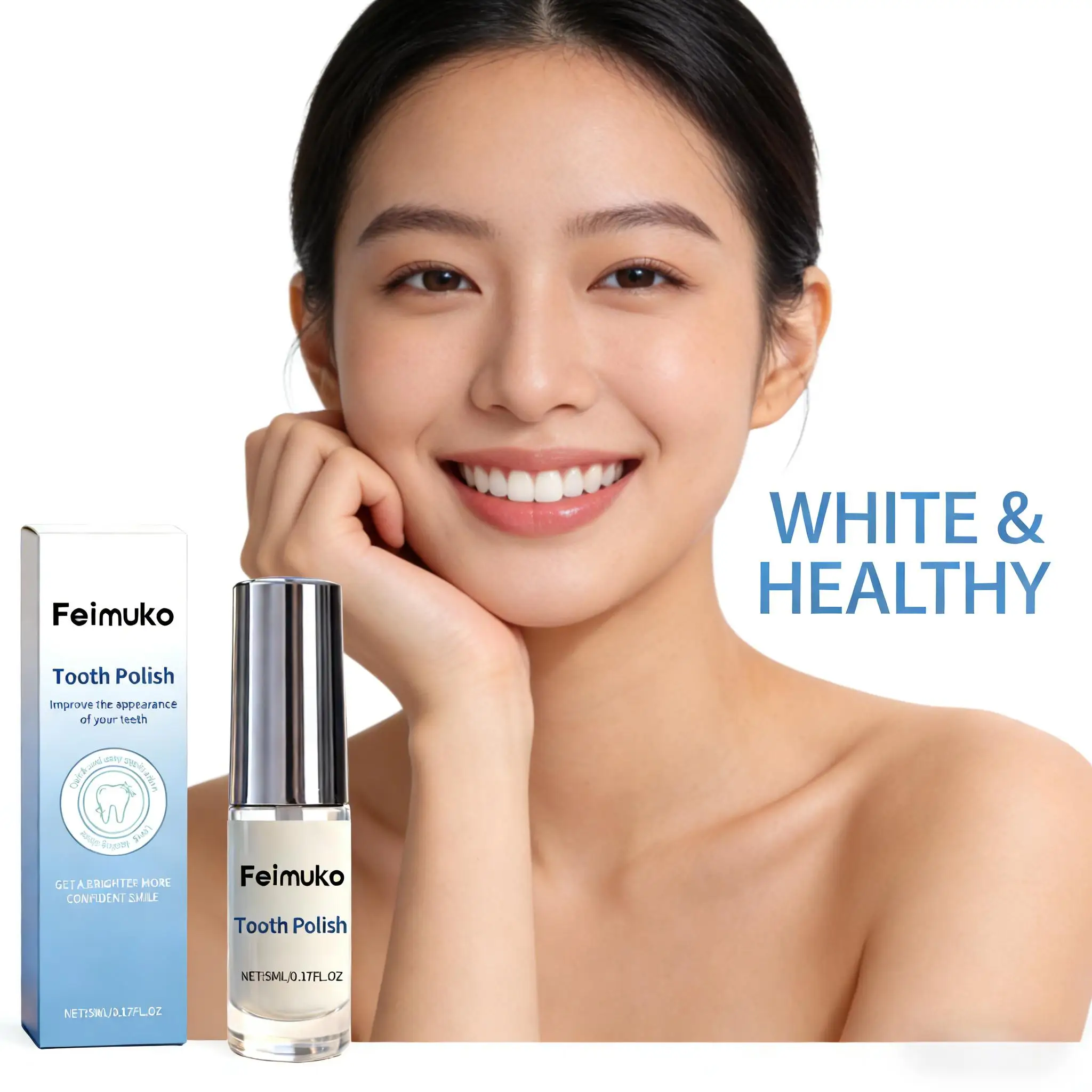 Teeth Paint Whitening Brighten Smile Repair Enamel Remove Yellow Stain Reduce Bad Odor Fresh Breath Oral Cleaning Care Liquid