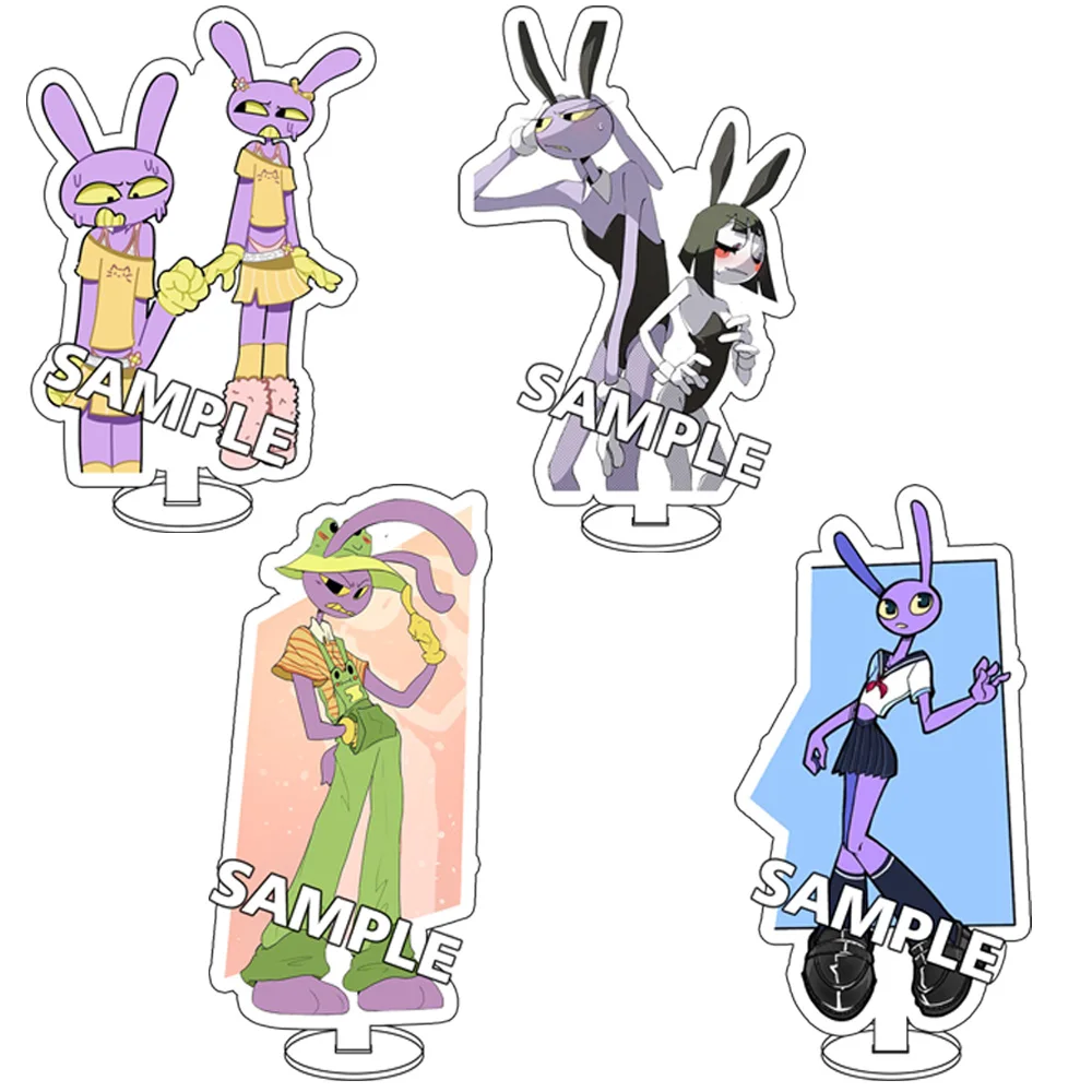 

Anime Peripheral 10cm Acrylic Stand TADC Jax Series Creativity Desktop Ornament Custom Cartoons Exquisite Festival Gift