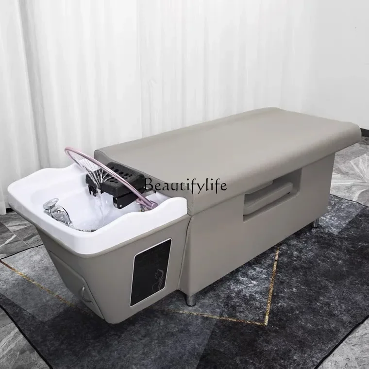 

88.-Hair treatment shampoo beauty bed integrated Thai massage fumigation water circulation flushing bed