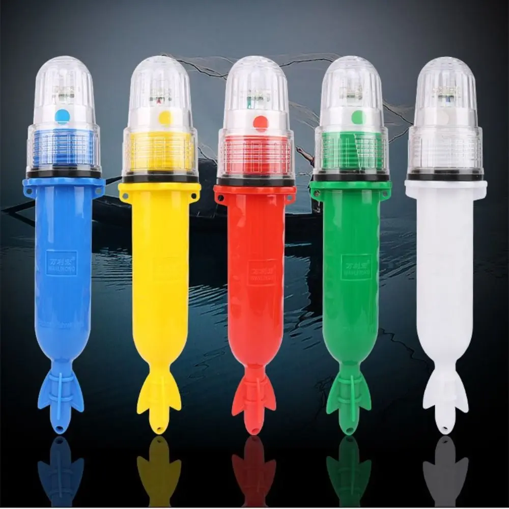Super Bright Floating Fishing Net Signal Light Waterproof Monochrome Flashing Buoy Signal Light Marine Navigation Light Outdoor