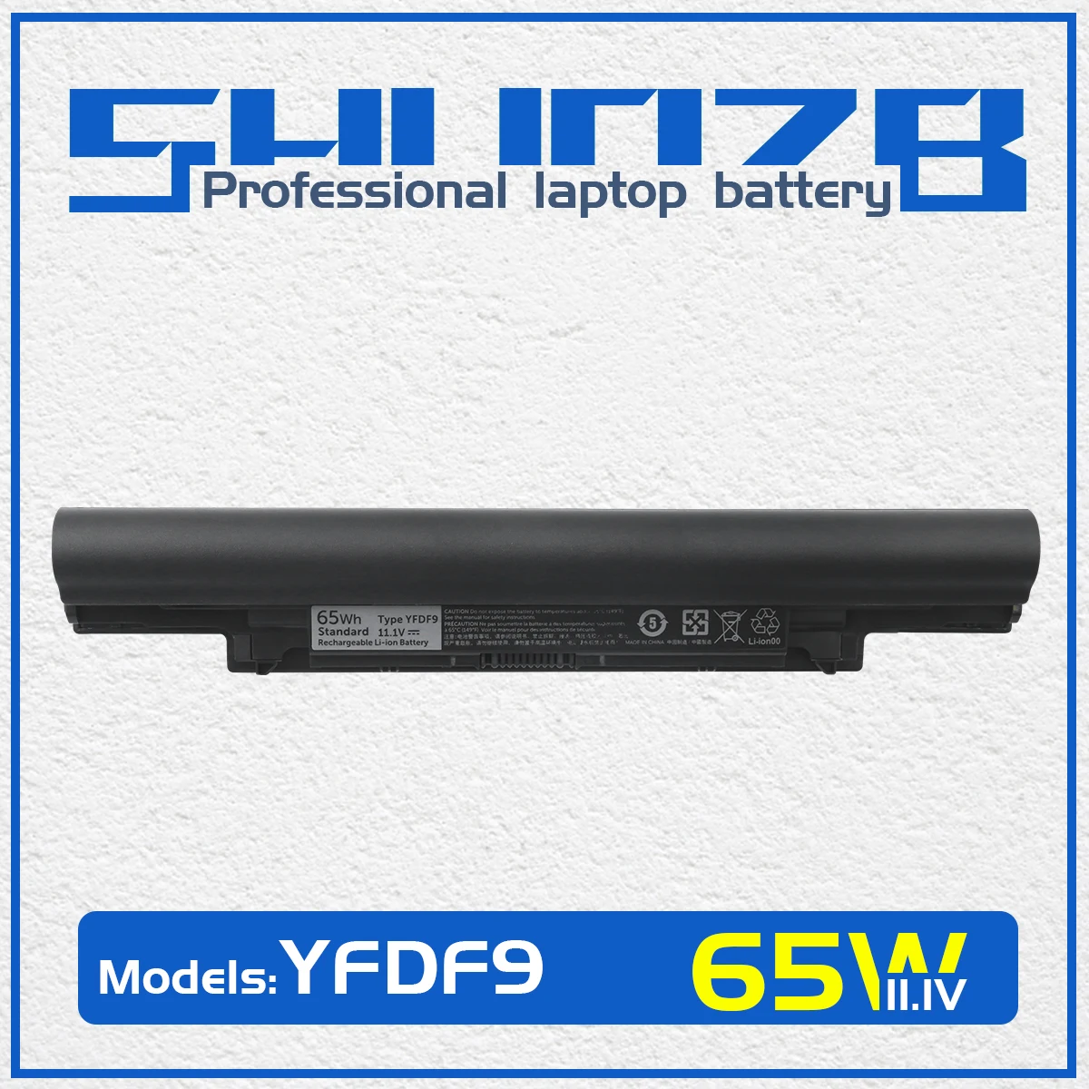 YFDF9 HGJW8 7WV3V Laptop Battery For Dell Latitude 3340 3350 E3340 E3350 V131 2 Series JR6XC 5MTD8 YFOF9 VDYR8 H4PJP 11.1V 65WH