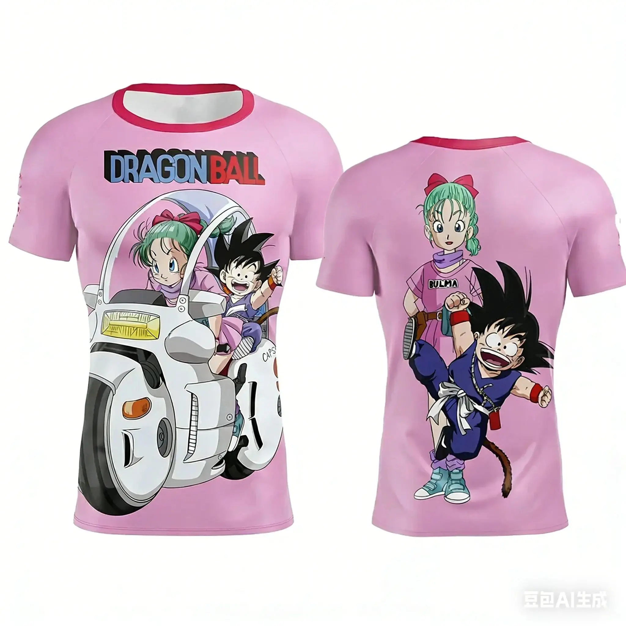 

2026Dragon Ball Special Edition Wukong Anime Edition Printed Adult and Children's T-shirt Summer Quick Drying 3D Printed T-shirt