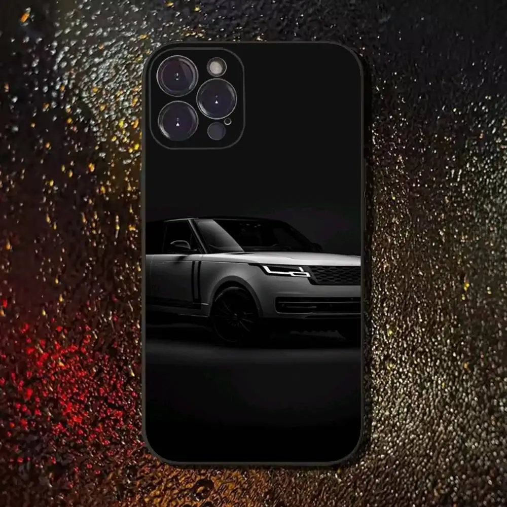 Etui na telefon w kształcie Range Rover Sport do iPhone 17, 16, 15, 14, 13, 12, 11 Plus, Pro Max, XS, X, XR, SE, Mini, 8, 7, miękki silikonowy czarny pokrowiec