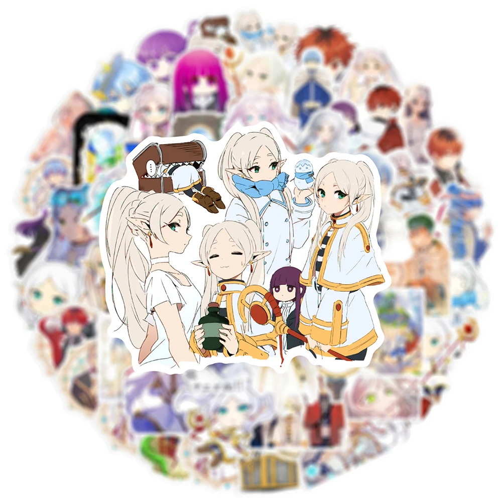 10/30/50pcs Classic Anime Frieren at The Funeral Cartoon Stickers Decals for Kid Computer Fridge Laptop Kawaii Girl Sticker Toys