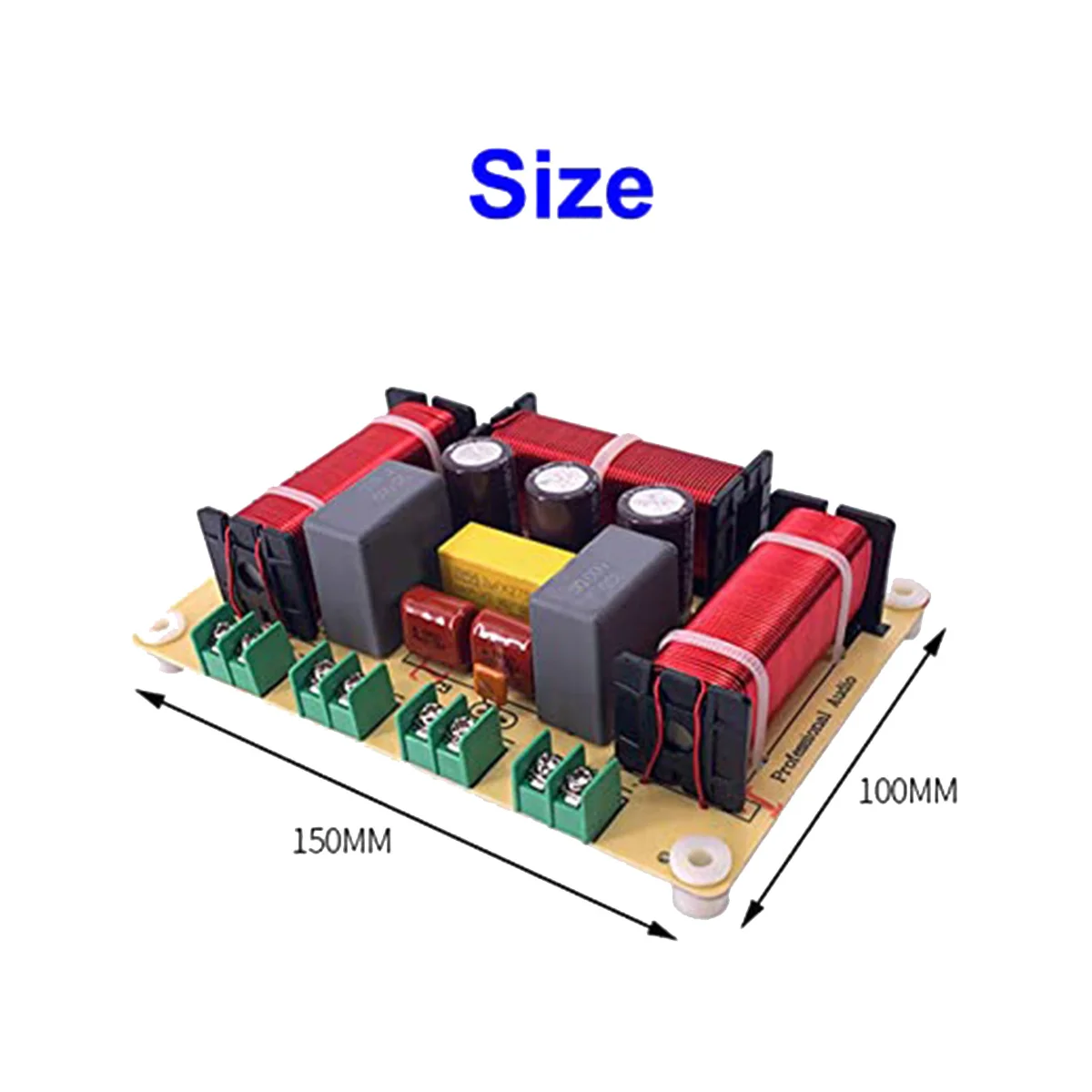 1 pz 4 vie 300W altoparlante divisore di frequenza Home Theater HiFi Stereo 4 unità circuito Stereo Audio Crossover filtri