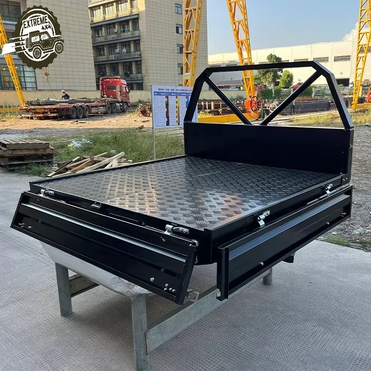 

Power Coating Dual Cab Heavy Duty Aluminium UTE Canopy Truck Tray Ute Canopy and Tray