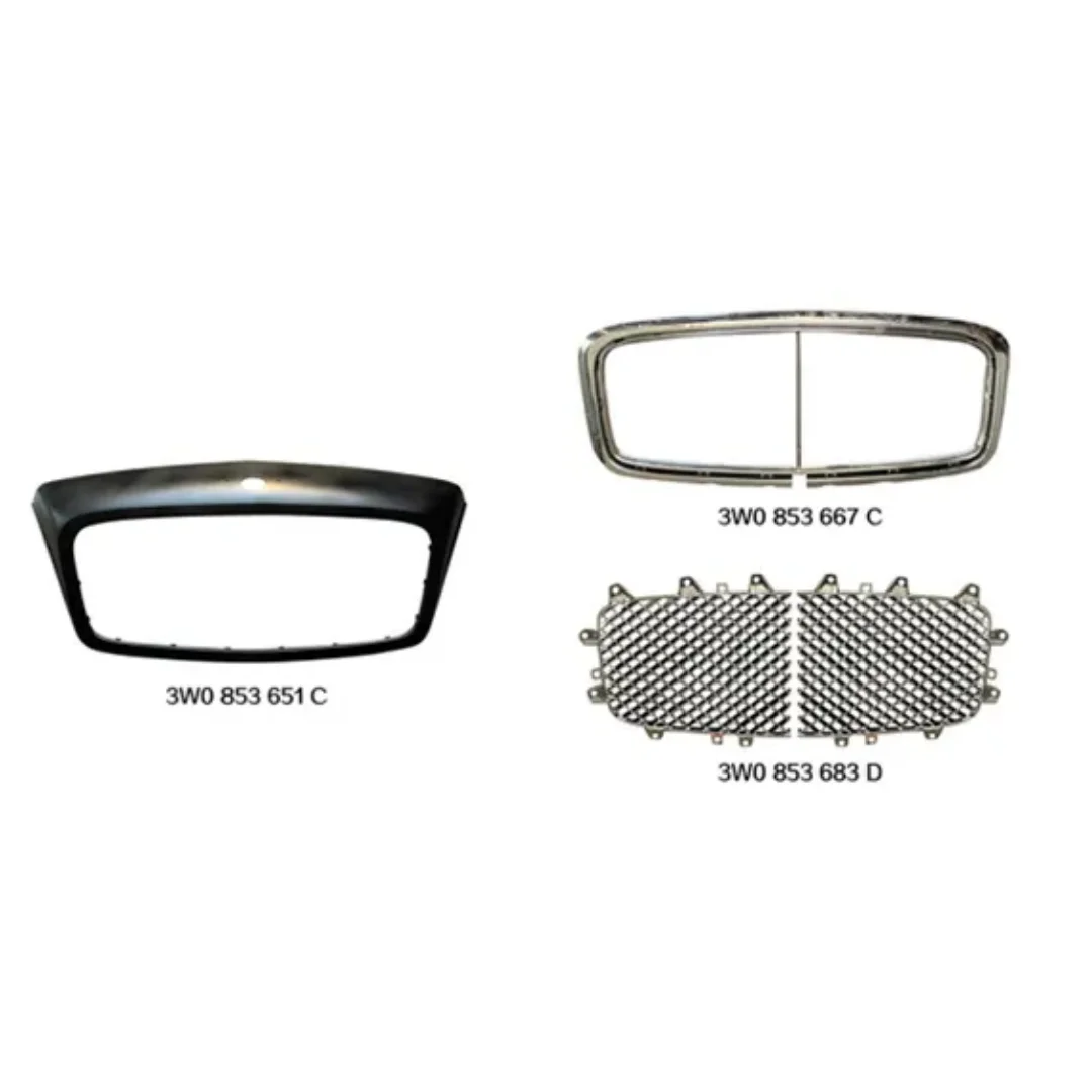 For bentley flying spur Continental Front grille assembly Front grille outer frame inner frame grid