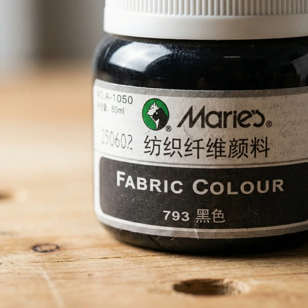 Marie's 50ml DIY Textil-Stofffarbe Permanente Acrylfarbe für T-Shirts Schuhe Jeans Leinwand Professionelle Waschbare Bastelfarbe – Detail 8