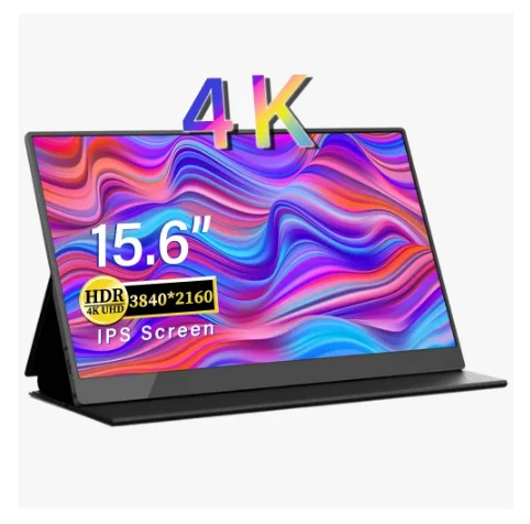 

Bestlife 15.6 Inch 4K 3840 x 2160 Portable Monitor HDMI Type-C 3.1 Second Extended Screen Display For X-box Switch Phone Laptop