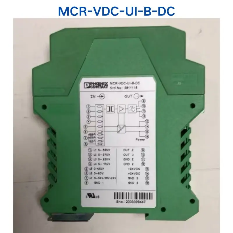 Second-hand test OK PHOENIX Transmitter MCR-VDC-UI-B-DC  2811116