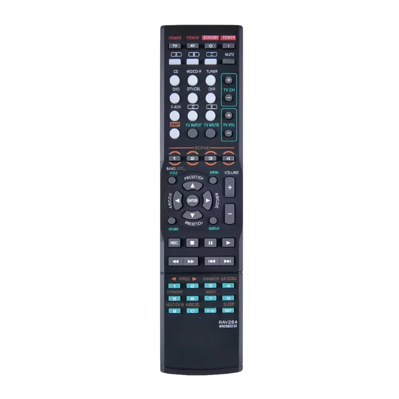 RAV284 WN05820EX AV‑Receiver Remote, compatible RAV282, works for RX‑V363 RX‑V365 HTR‑6230 audio controller