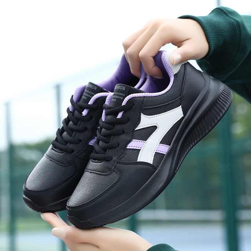 

YRZL Women's Shoes Casual Vulcanize Shoes Sneakers for Women Flat Black Running Sports Shoe Travel Walking Shoes Woman Sneakers
