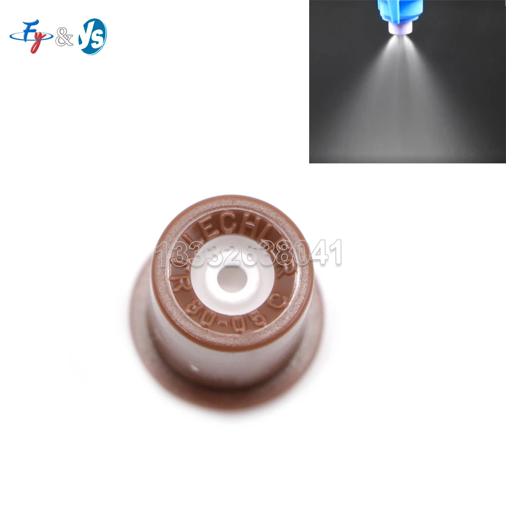 Discount 80 Degree Ceramic Core Hollow Cone Nozzle Pesticide Sprayer High-pressure Atomizing Nozzle Agricultural Plant Nozzle