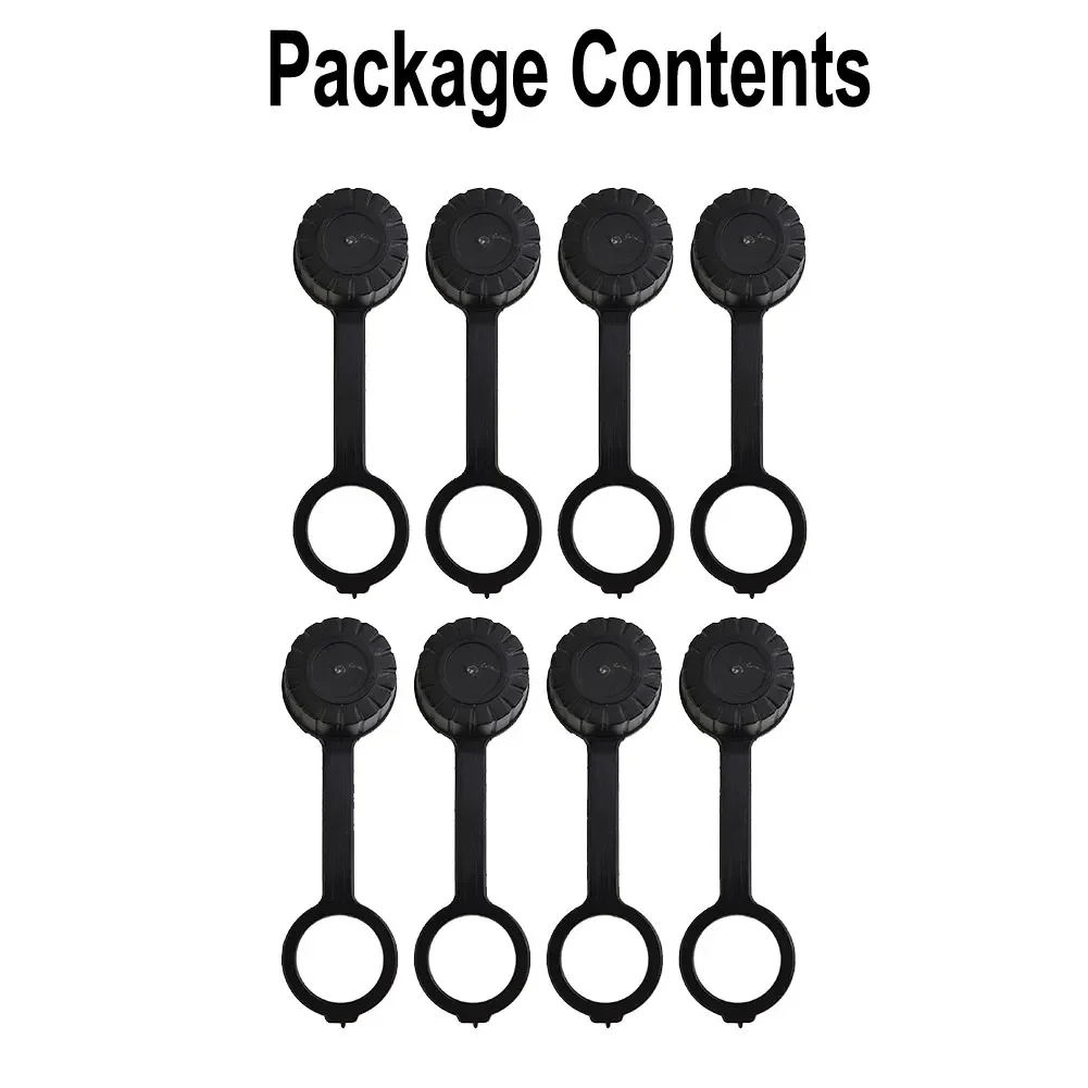 

For Gott Gas Vent Cap For Wedco Gasket Kits Rear Replacement Set Supply 11/16 inches 8Pcs Accessories Practical