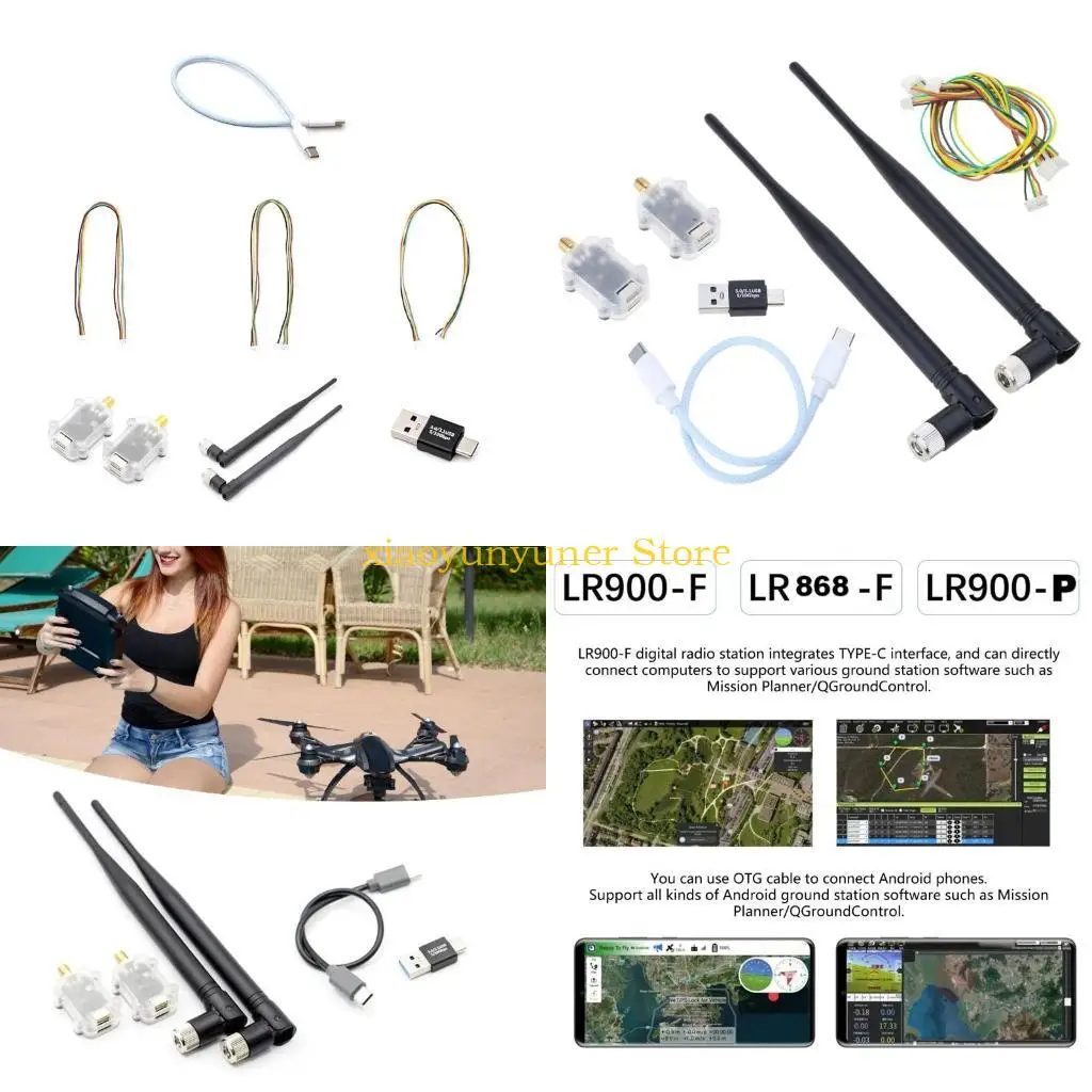

P9JB Advanced 30KM RTK Data Radio LR900F/LR900P/LR868F RTK Transmission for Stable