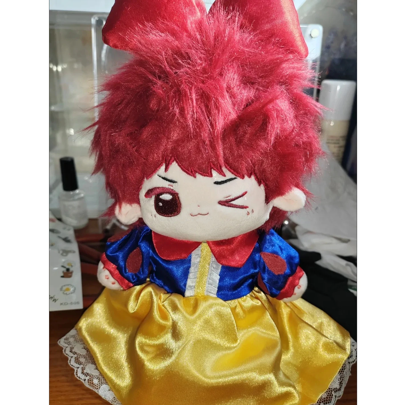 20cm Cotton Doll Clothes Princess Style Dress, Cute Fairy Tale Outfit for Plush Doll, No Attribute Replacement Costume for Dress