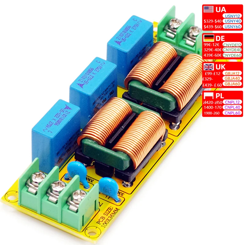 Nvarcher EMI Filter Power Amplifier AC  Supply FCC Electromagnetic Interference High Frequency EMC  Current