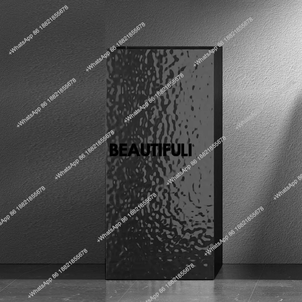 

Колонная раковина из нержавеющей стали с волнистой водой, креативная персонализированная колонна, встроенная напольная раковина