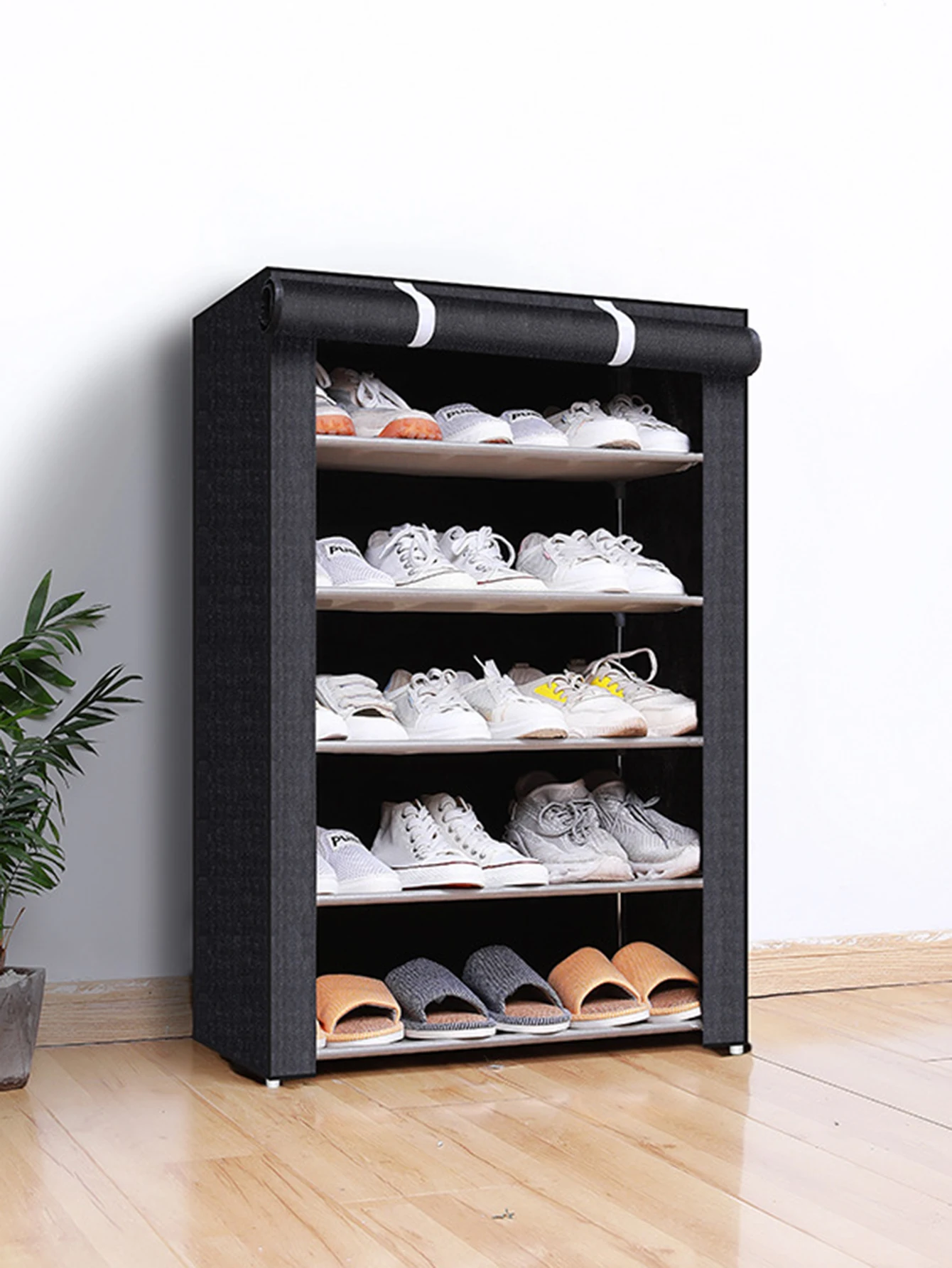 10/8/6Layers Shoe Cabinet Dustproof Fabric Organizer Stand Holder Hallway Saving Space Shelf Home Furniture Storage Shoe Rack