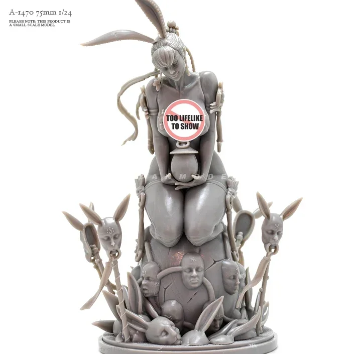 75mm Resin model kits figure beauty colorless and self-assembled A-1470