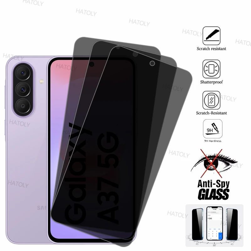 

Защитная пленка для экрана Samsung Galaxy A37 5G, 3/2/1 шт., антишпионское стекло, закаленное стекло для Samsung Galaxy A37, защитное стекло для Galaxy A37