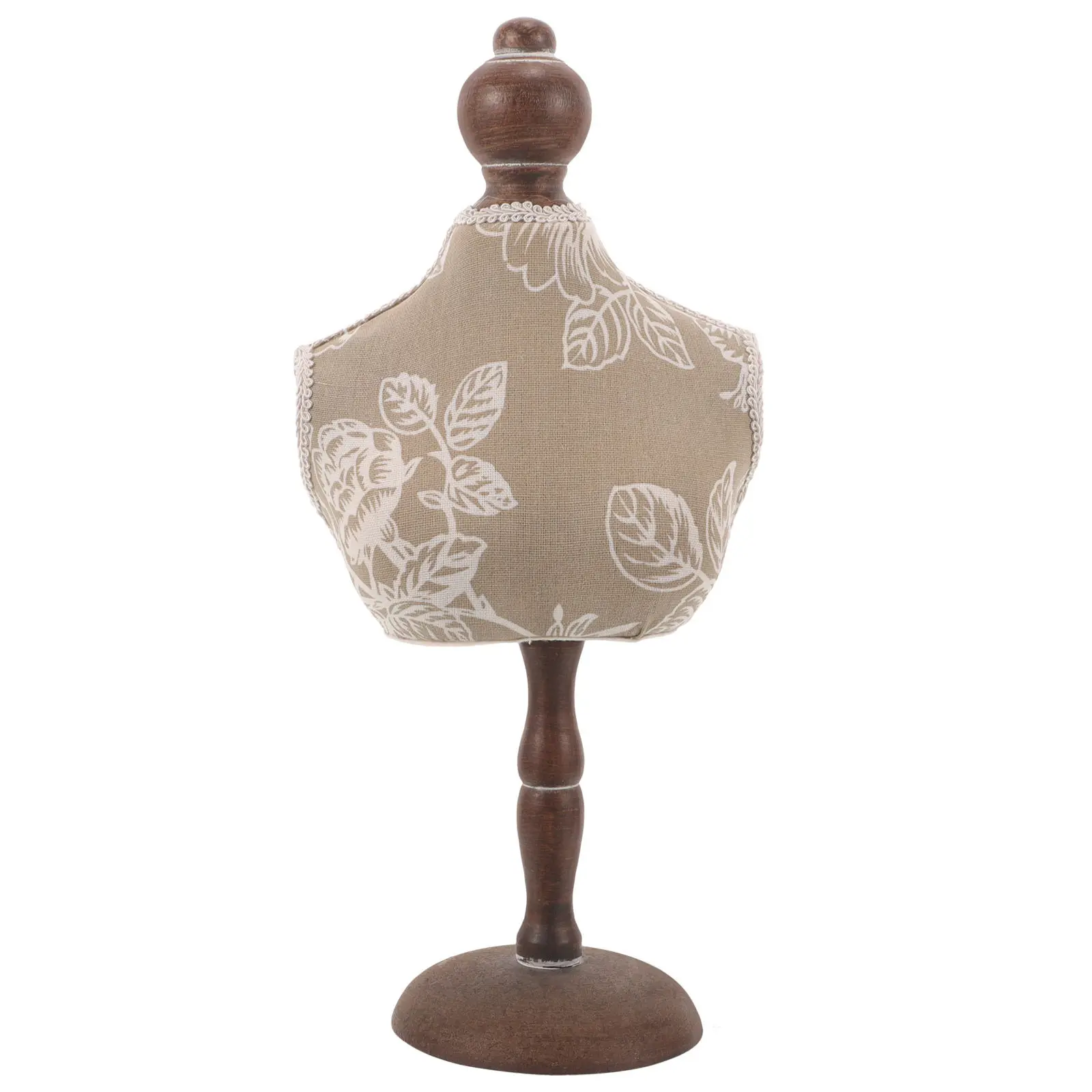 

Elegant Wooden Necklace Display Stand Vintage Jewelry Holder Stand for Retail Stores Trade Shows Pendant Chains Organizer Rack