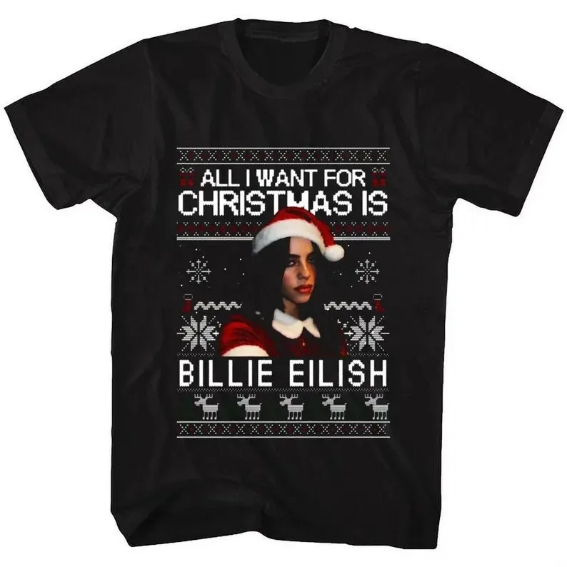 High Quality Streetwear, Soft and Classic  Style, Spring and Summer Billie Eilish Ocean Eyes T-shirt
