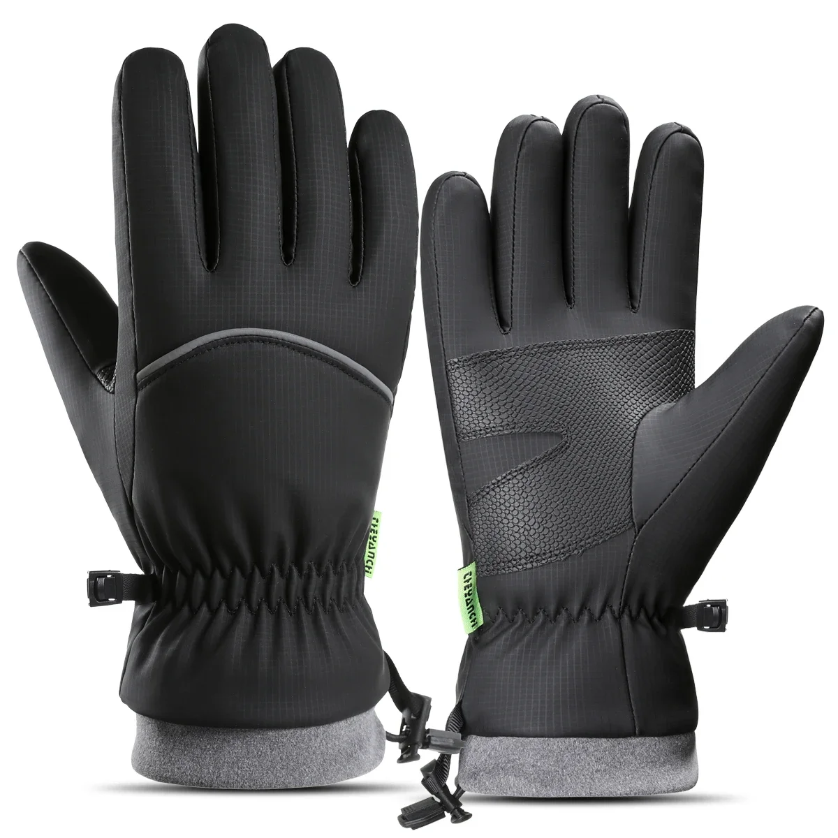AliExpress NONE ZHUOHUA Winter Waterproof Ski Snow Warm Gloves for Women Men, Windproof Cold Weather Thermal with Touchscreen All Fingers