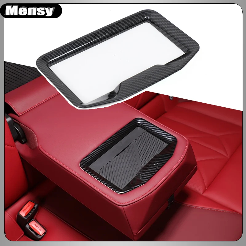 

For BMW X3 G45 2025 2026 Rear Seat Armrest Center Water Cup Drinks Holder Decoration Frame Cover Interior Accessories