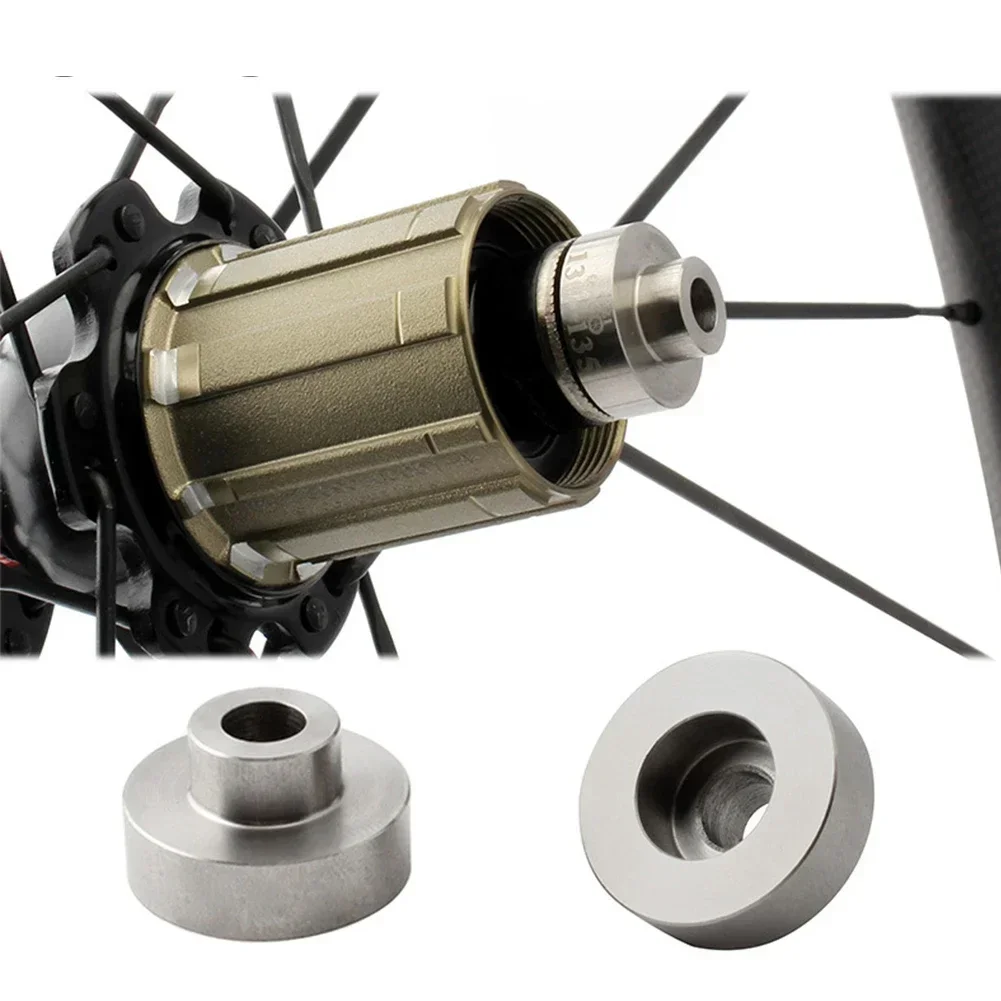 

Thru Axle Stainless Steel Bike Rear Hub Adapter Converter 130mm To 135mm For MTB Road Bicycles Easy Installation