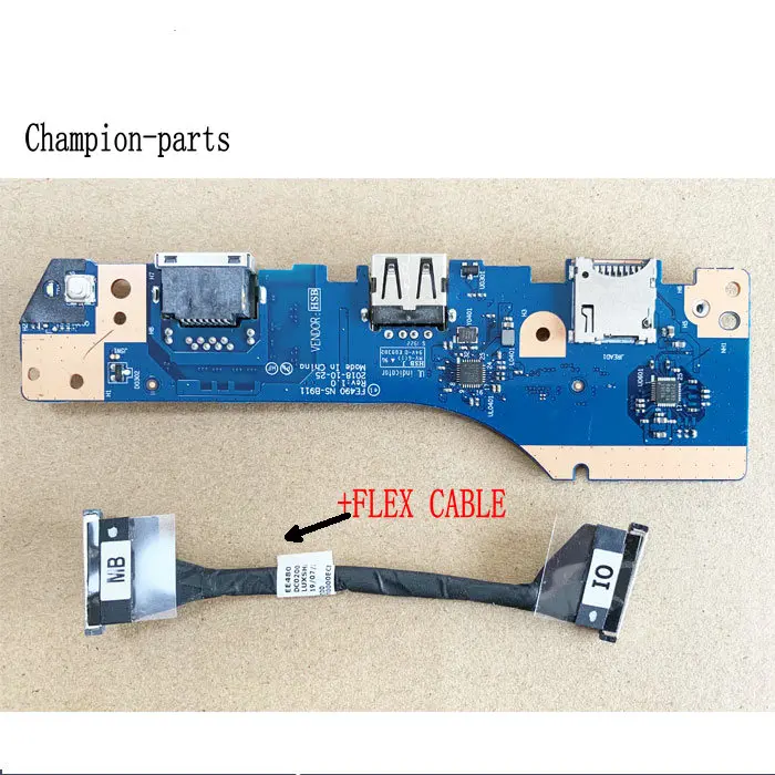 

MLLSE AVALABLE FOR LENOVO Thinkpad E490 E495 E480 SWITCH POWER BUTTON INTERNET PORT USB BOARD FE490 NS-B911 NS-B421 AST SHIPPING